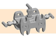 Kerotest KMM4A 3-valve mini-manifold