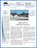 M&M Control, Industry Newsletter 1st Issue, March 2014