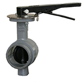 Grooved End Butterfly Valve w/Lever Handle