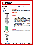 Knife Gate Valve Technical Data 