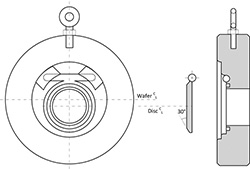 Keckley SP & LP Wafer Check Valve