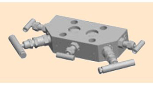 KMC5G 5-Valve Integral Manifold