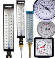 Marsh Instruments Industrial Thermometers