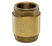 American Valve G31SL Lead Free Brass In-Line Spring Check Valve