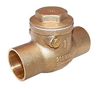 G31S Lead Free Brass Swing Check Valve