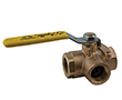 70-600 Series three-way ball valve