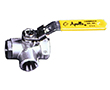 76-600 Series 3-Way SS Ball Valve 76-600 Series 3-Way SS Ball Valve