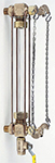 24-600 series chain lever water gauge