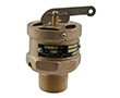 Low pressure steam safety valve