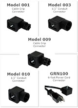 Granzow DIN Connectors for Solenoid Valves