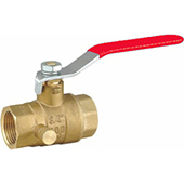 Full Port Brass Ball Valve with Drain