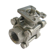 Full Port Stainless Steel Ball Valve, 3 piece 1000 PSI