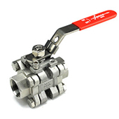 Full Port Stainless Steel Ball Valve, 3 piece