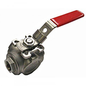 Full Port Stainless Steel Ball Valve, 3 Way