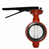 Wafer Style Butterfly Valve w/Lever Handle