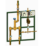 Manifold Prepiped Recirculation Units with Mixing Valves