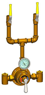 Series 4000 with Thermometer & Dual Shutoff Series 4000 with Thermometer & Dual Shutoff