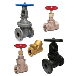 Milwaukee Valve variety of gate globe and check valves