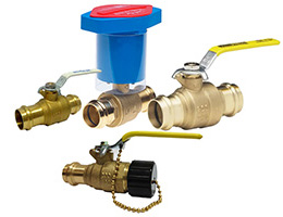 Press End Ball Valves