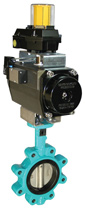 Pneumatic actuator mounting