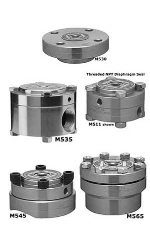 Trerice Diaphragm Seals