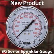 SG Series Sprinkler Gauge for Fire Protection Service