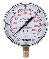 Trerice Model SG Series Sprinkler Gauge for Fire Protection Service Trerice Model SG Series Sprinkler Gauge for Fire Protection Service
