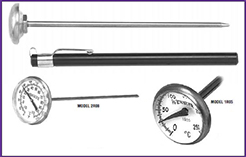 Weksler Pocket Bimetal Thermometers